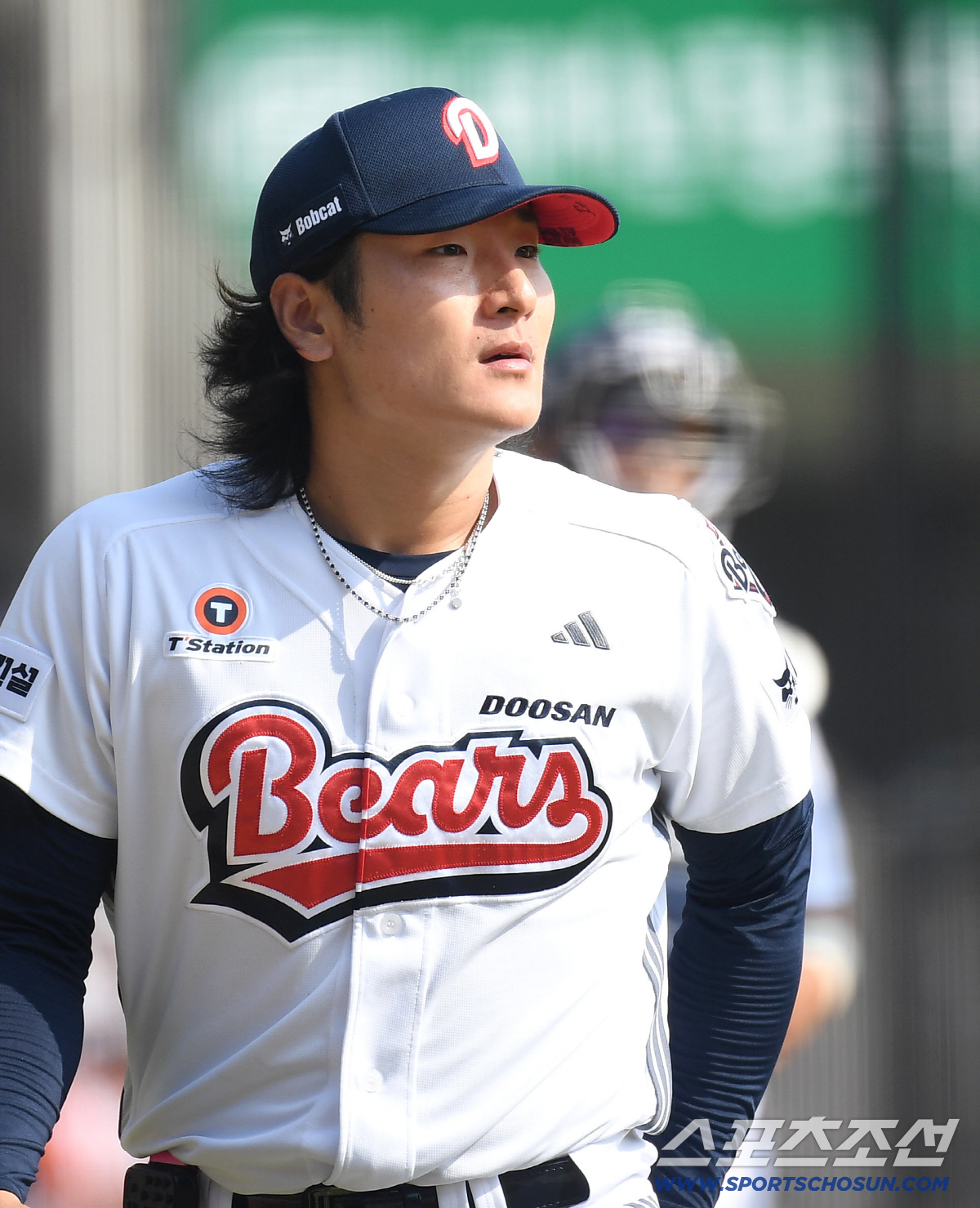 4일 잠실야구장에서 열린 KBO리그 두산과 한화의 경기. 5회초 2사 만루. 강판 당하는 두산 선발 곽빈. 잠실=송정헌 기자 songs@sportschosun.com/2026.04.04/