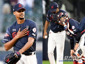 폭투 막고 홈 쇄도 태그...자책한 포수까지 감싼 로드리게스, 투지와 동료애 모두 빛났다 [잠실 현장]