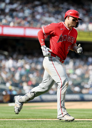 초대박 사건! 원정선수 최초 4일 연속 양키스타디움 홈런포 난사, 트라웃 올해는 제발 부상없이 뛰자