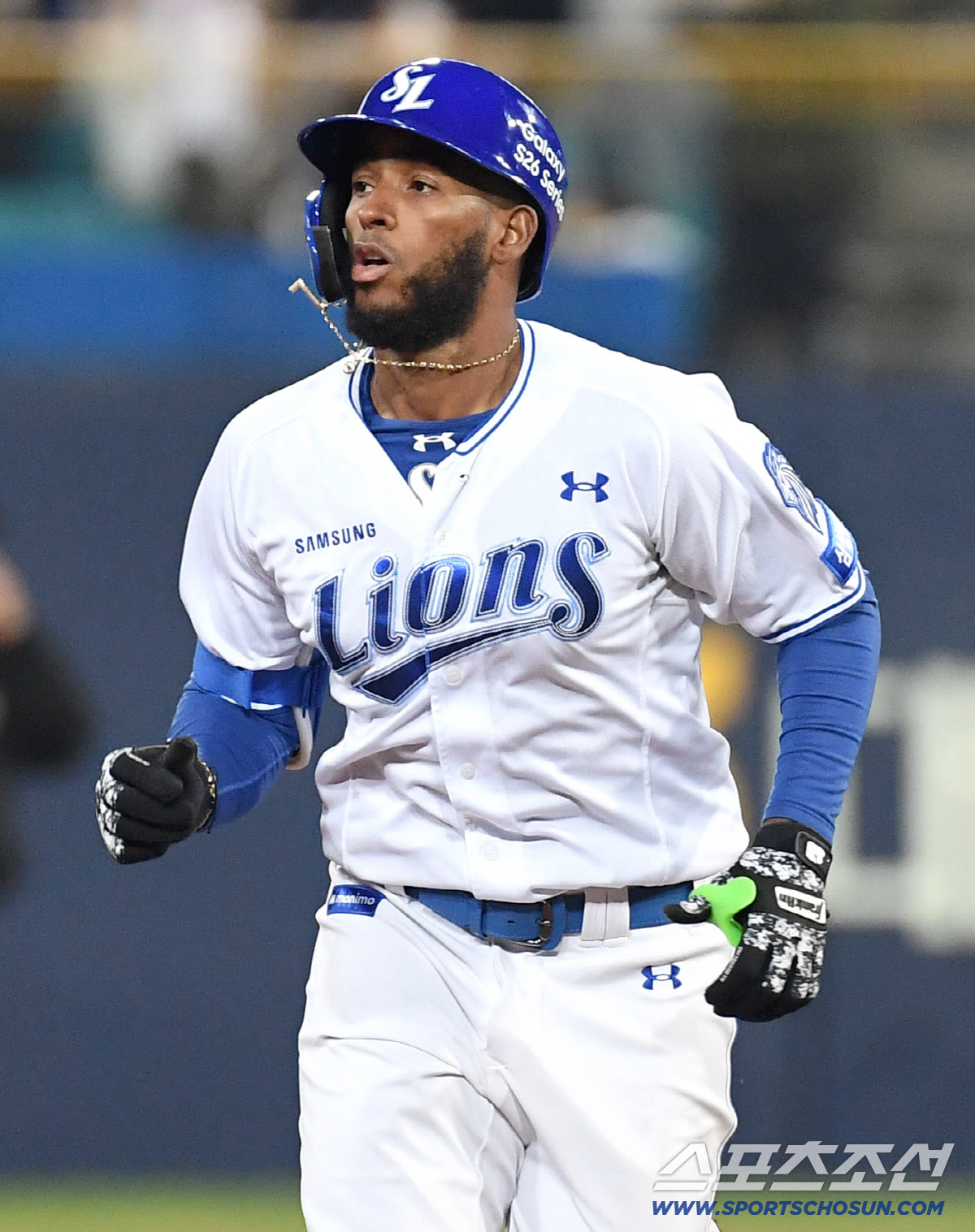 31일 대구 삼성라이온즈파크에서 열린 삼성과 두산의 경기. 8회말 동점 3점 홈런을 날린 삼성 디아즈. 대구=송정헌 기자 songs@sportschosun.com/2026.03.31/