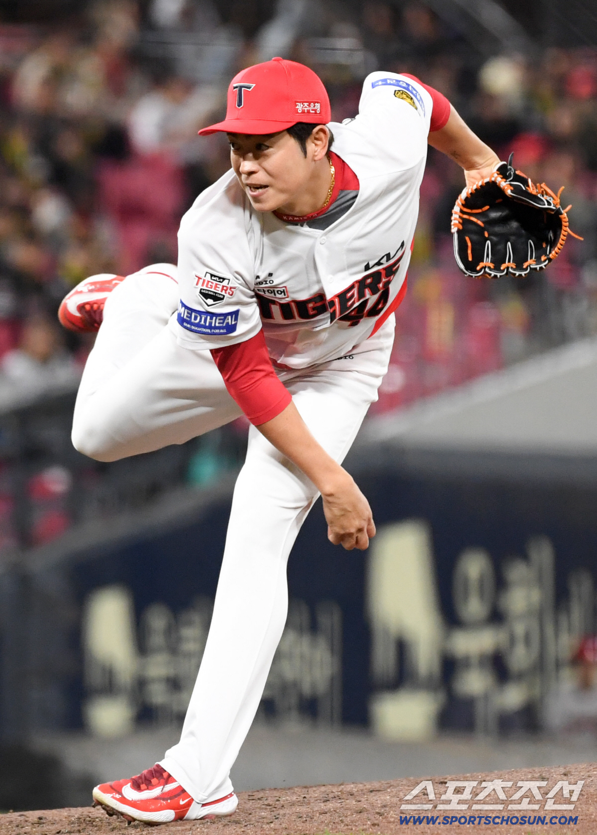 8일 광주 기아챔피언스필드에서 열린 KIA와 삼성의 경기. KIA 이태양이 역투하고 있다. 광주=박재만 기자 pjm@sportschosun.com/2026.04.08/