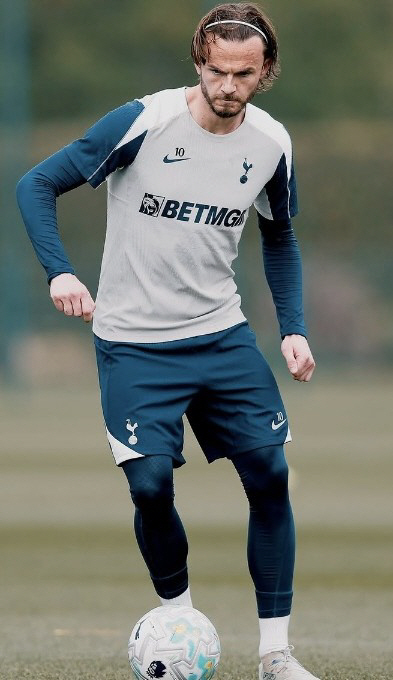 부상을 털고 돌아온 토트넘 매디슨 캡처=토트넘 구단 SNS