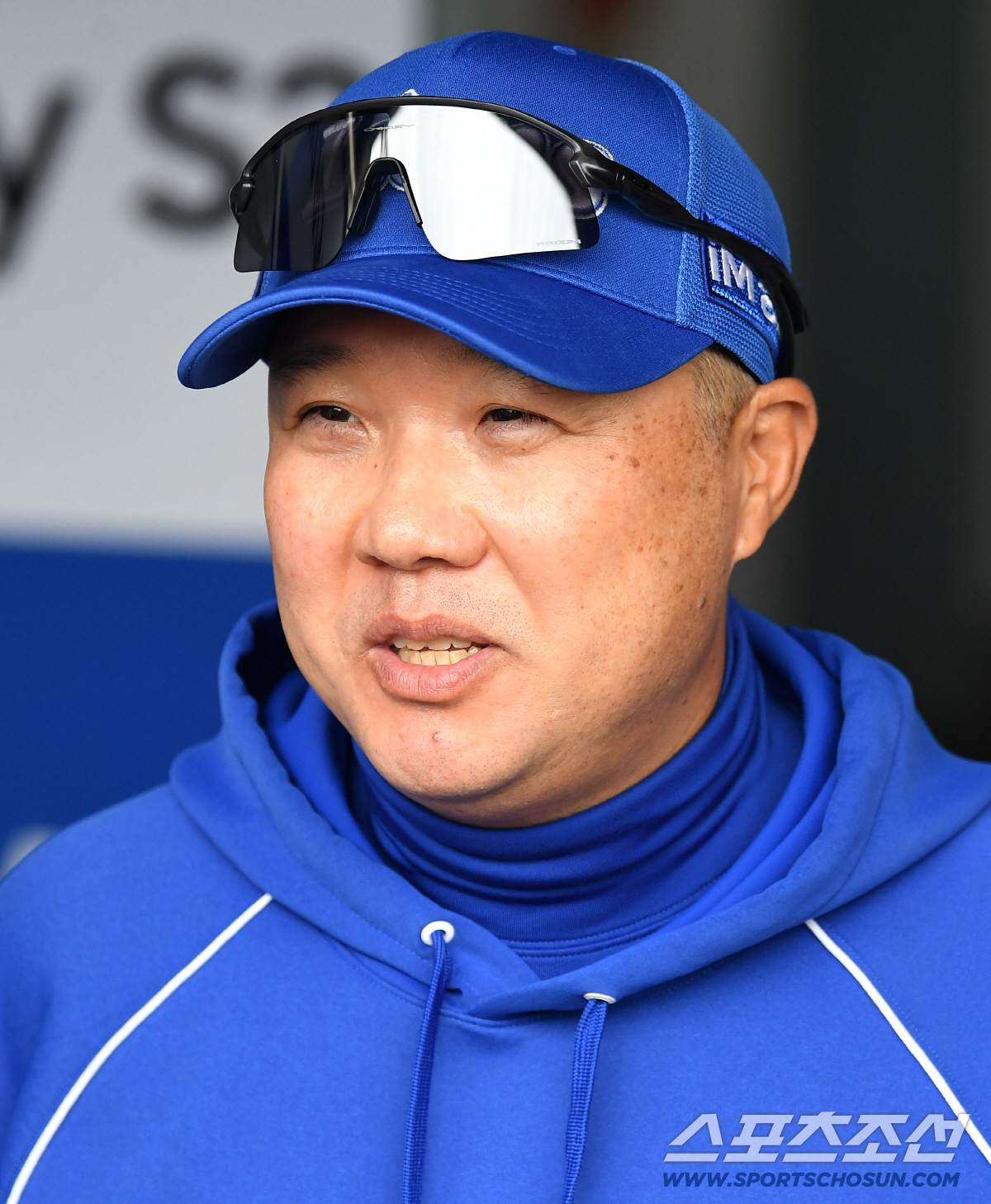 31일 대구 삼성라이온즈파크에서 열리는 삼성과 두산의 경기. 기자들 질문에 답하고 있는 삼성 박진만 감독. 대구=송정헌 기자 songs@sportschosun.com/2026.03.31/