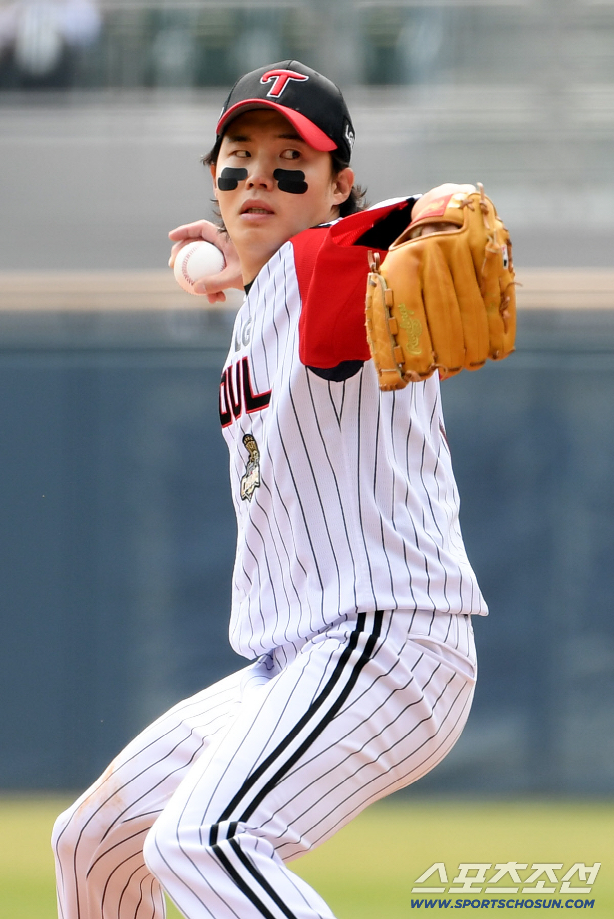 29일 잠실구장에서 열린 LG와 KT의 경기. LG 임찬규가 역투하고 있다. 잠실=박재만 기자 pjm@sportschosun.com/2026.03.29/