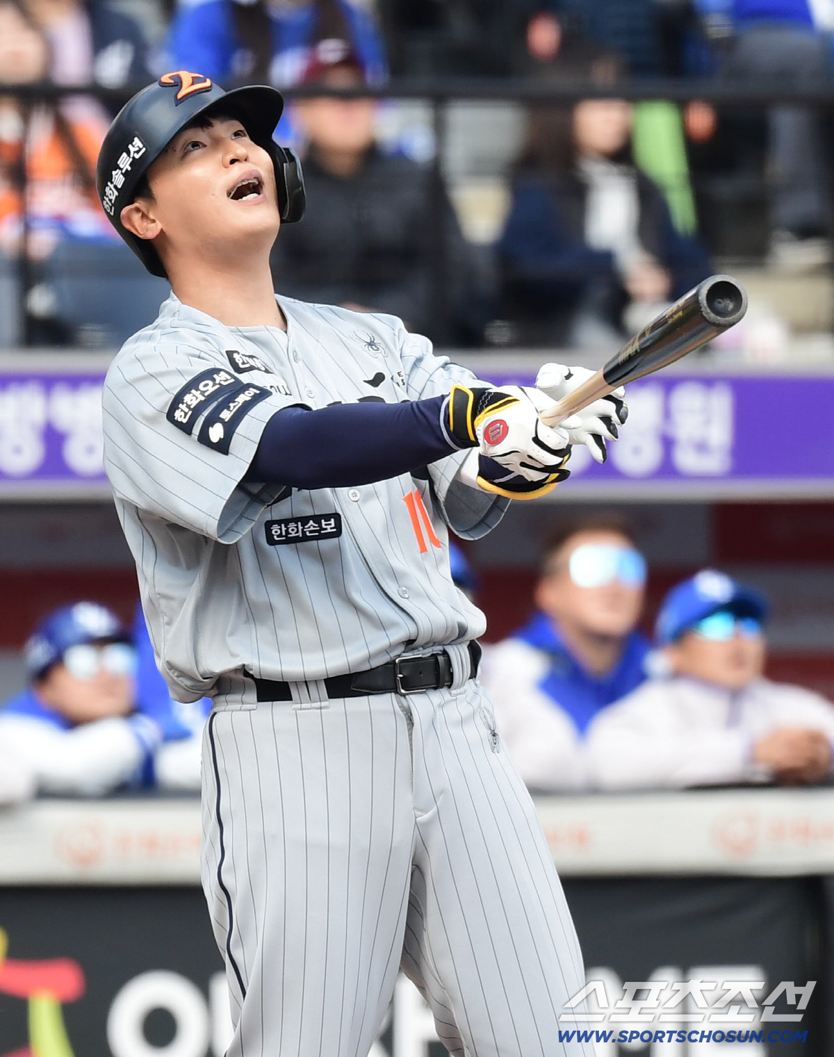 13일 대전 한화생명볼파크에서 열린 KBO리그 시범경기 한화와 삼성의 경기. 타격하고 있는 한화 이진영. 대전=송정헌 기자 songs@sportschosun.com/2026.03.13/