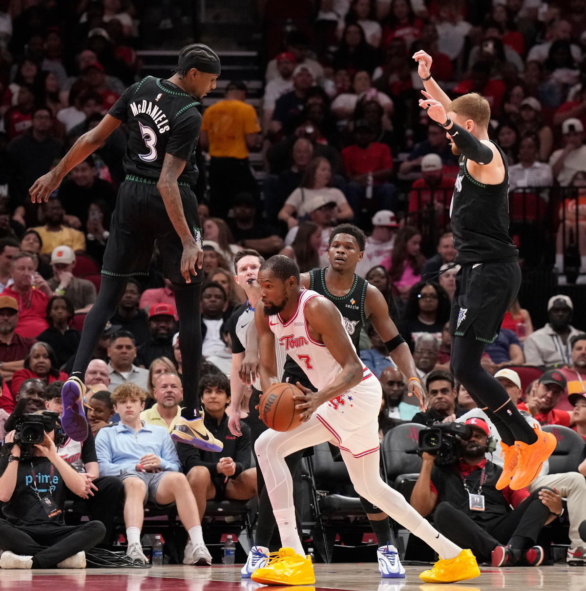 휴스턴 비상! 케빈 듀란트도 쓰러졌다. PO 1차전 결장. LA 레이커스-휴스턴 로케츠는 '부상 시리즈'