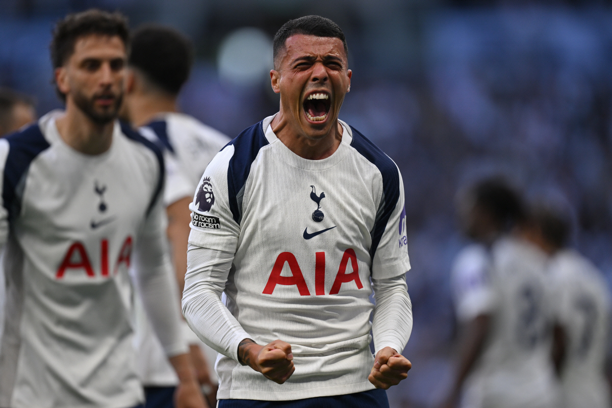 토트넘 뉴 7번, 손흥민 같은 골 넣고 '설레발 세리머니' 충격...토트넘은 또 다시 못이겼다! '추가시간 극장골' 브라이턴과 2-2 눈물→강등권 탈출 실패+15경기 무승