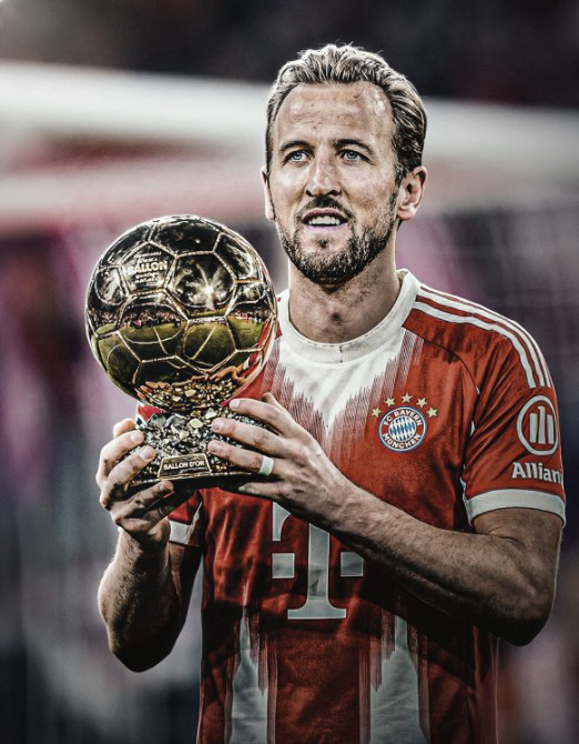 '이럴 수가' 토트넘 428경기 279골 '0 트로피', 모든 설움 털어낸다...해리 케인 발롱도르 시나리오, AI 깜짝 예측 "챔스 우승 1순위 등극"