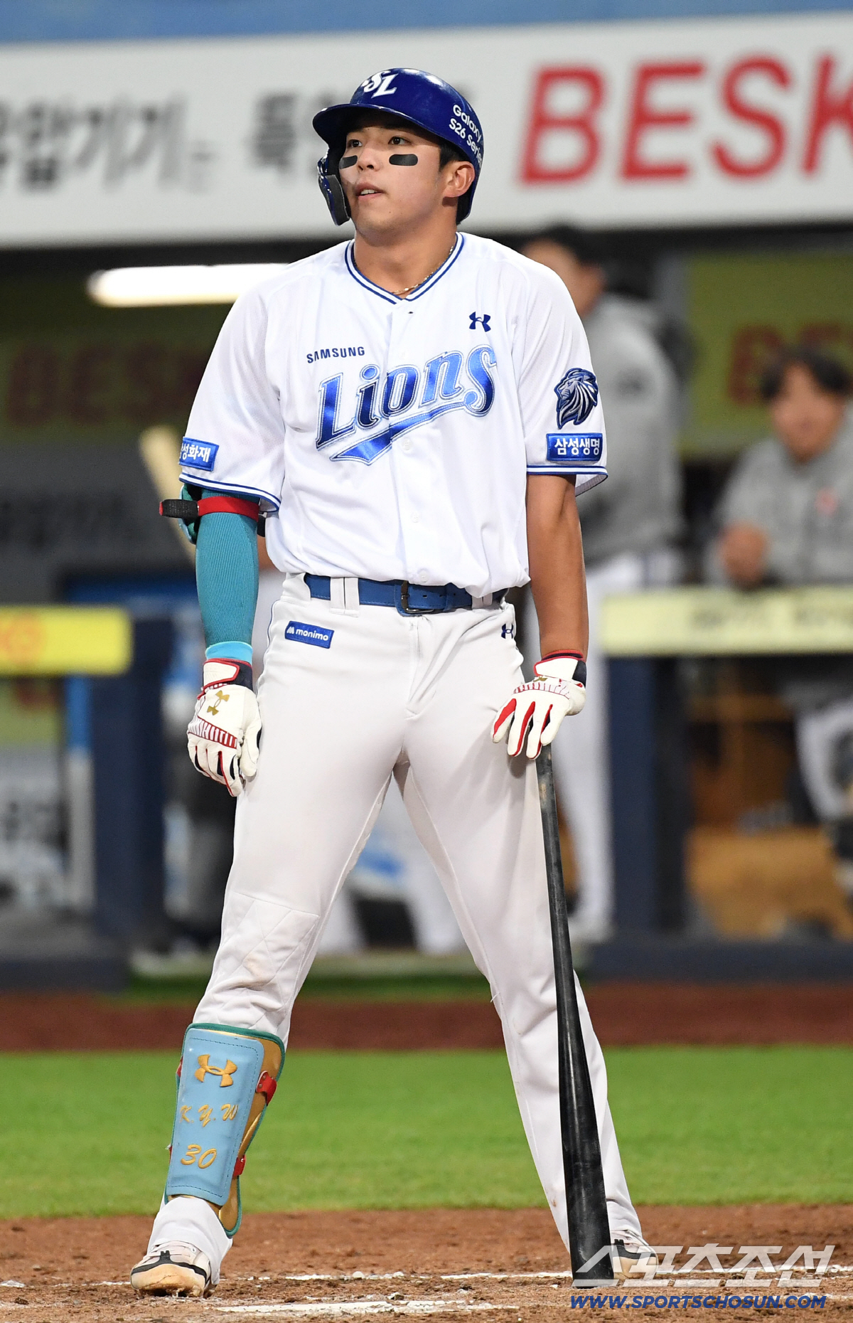 31일 대구 삼성라이온즈파크에서 열린 삼성과 두산의 경기. 6회 삼진을 당하고 있는 삼성 김영웅. 대구=송정헌 기자 songs@sportschosun.com/2026.03.31/