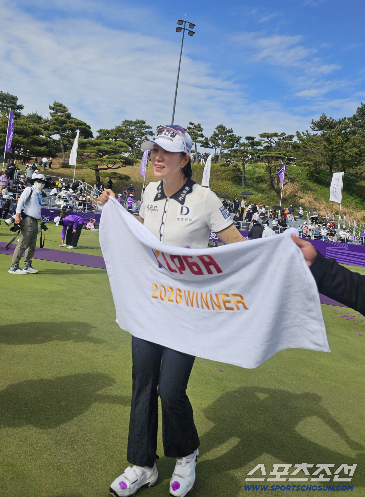 김민선 우승 후 세리머니. 김해=스포츠조선 정현석 기자 hschung@sportschosun.com