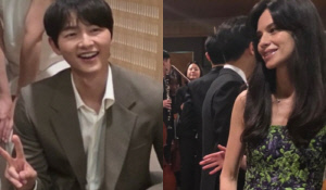 송중기♥케이티, 드디어 첫 공식석상 나란히…동반 일정에 미소 만개