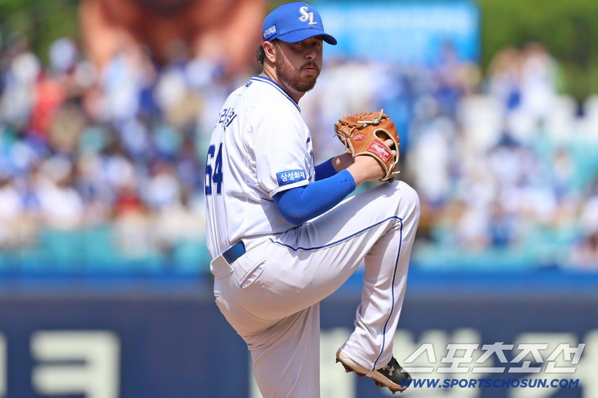 삼성 오러클린이 18일 대구 LG전서 선발등판했다. 사진제공=삼성 라이온즈