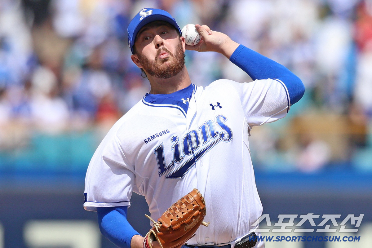 삼성 오러클린이 18일 대구 LG전서 선발등판했다. 사진제공=삼성 라이온즈