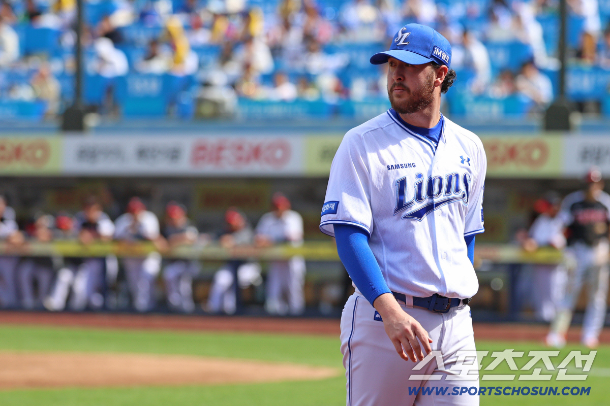 삼성 오러클린이 18일 대구 LG전서 선발등판했다. 사진제공=삼성 라이온즈