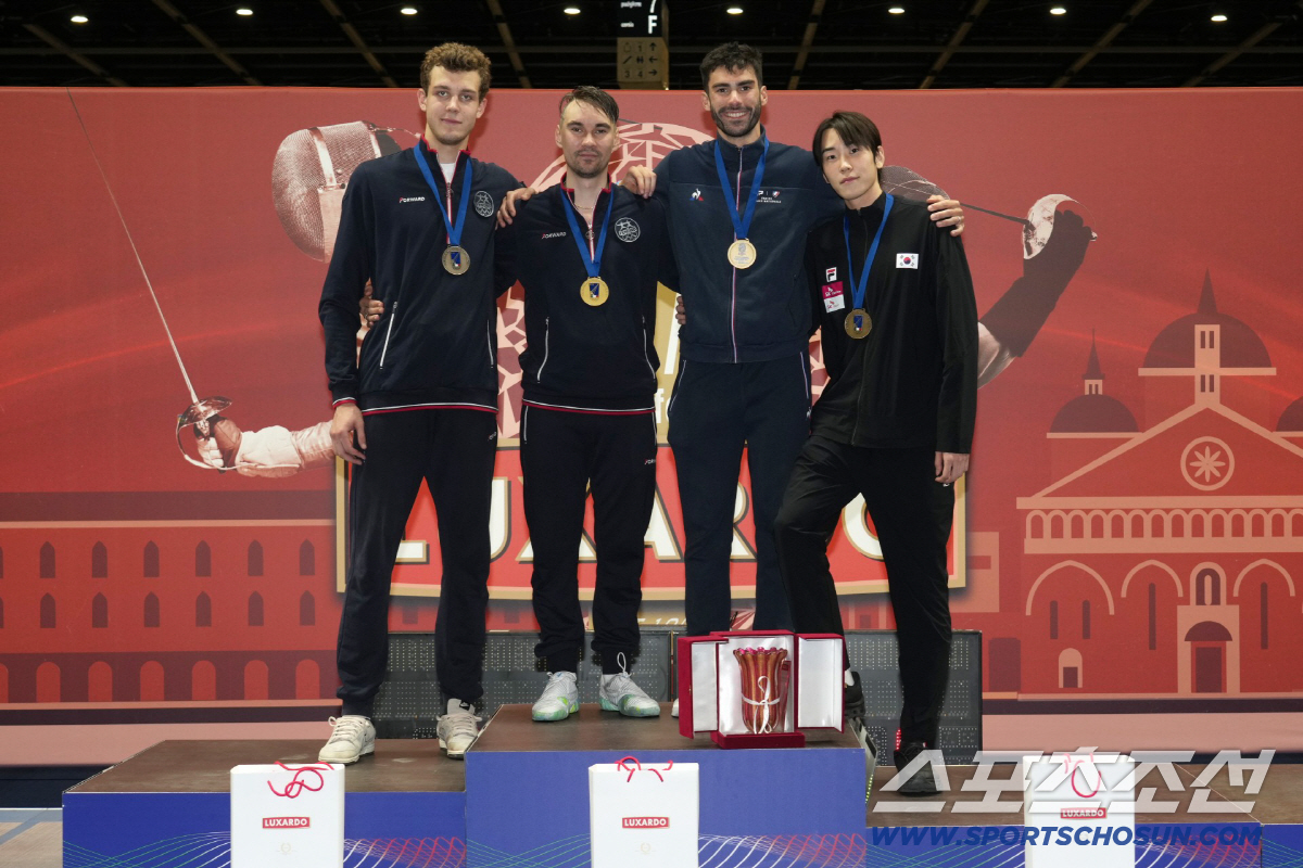 "마! 이게 K-펜싱 오상욱이다" '뉴어펜져스' 파도바월드컵 단체전 역전 우승! 15-20→25-24, 39-40→45-44 위기의 순간마다 OH가 있었다