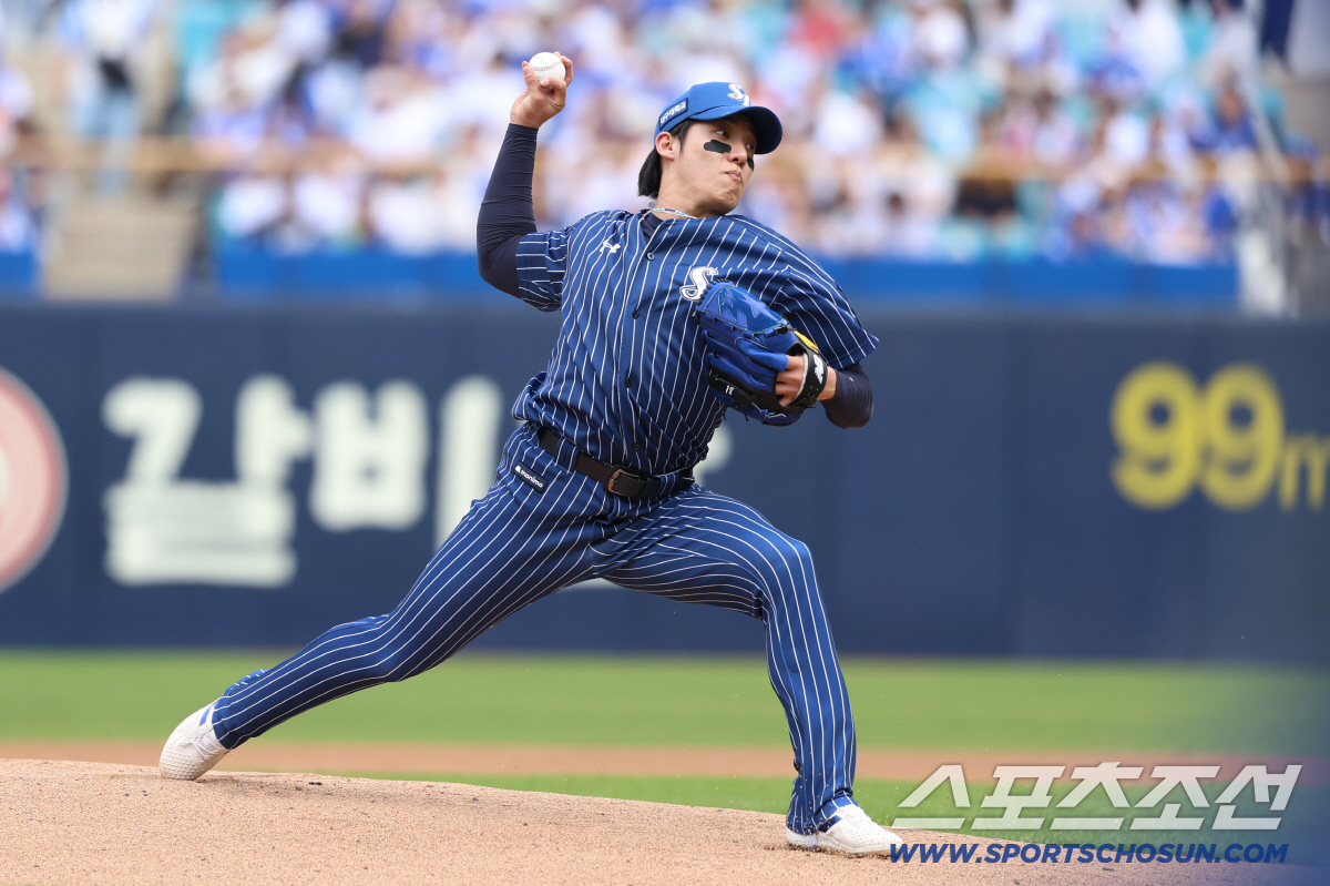 삼성 원태인이 19일 대구 LG전서 선발 등판했다. 사진제공=삼성 라이온즈