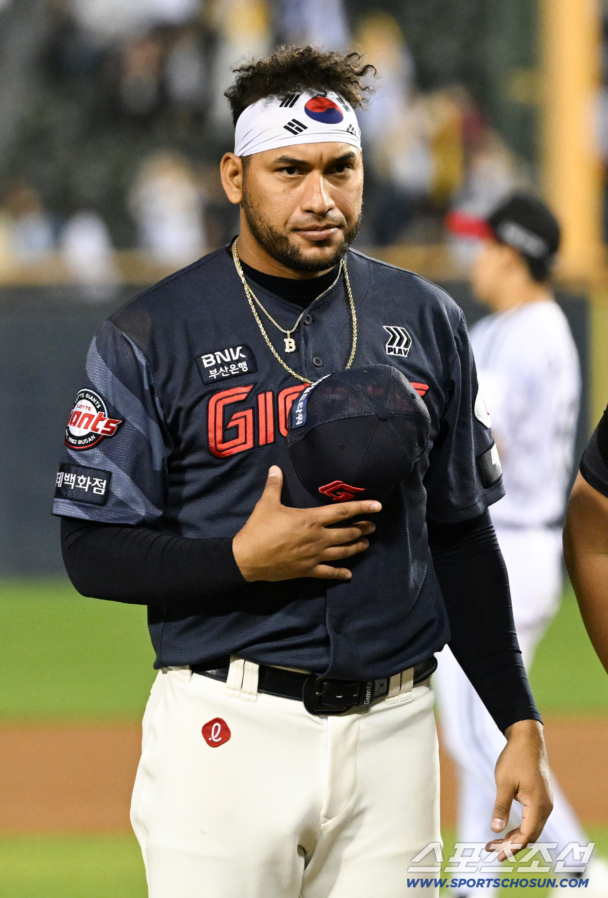 16일 잠실구장에서 열린 LG와 롯데의 경기. 패한 롯데 레이예스가 아쉬워하고 있다. 잠실=박재만 기자 pjm@sportschosun.com/2026.04.16/