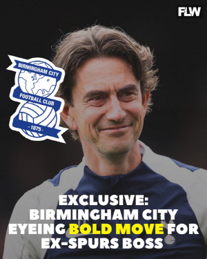 토트넘 대굴욕! 2부리그서 '프랭크 감독과 충돌' 가능성…버밍엄 차기 감독 후보→강등 위기 만든 장본인