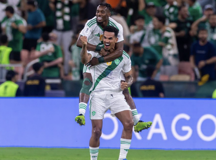 좋아하는 알 아흘리 선수들 캡처=아시아축구연맹 홈페이지