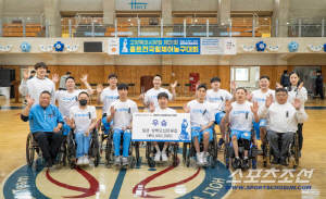 '반박불가 휠농 1강!' 코웨이 블루휠스, 홀트전국휠체어농구 4연패 위업