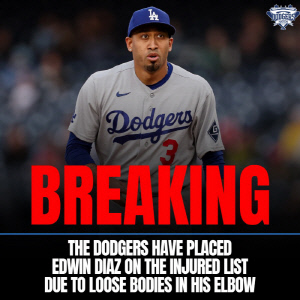 [공식 발표]LAD 눈물 펑펑! '특급 마무리' 결국 수술대 오른다…'3년 1015억' 역대급 먹튀 될까?→시즌 막판에나 복귀 가능