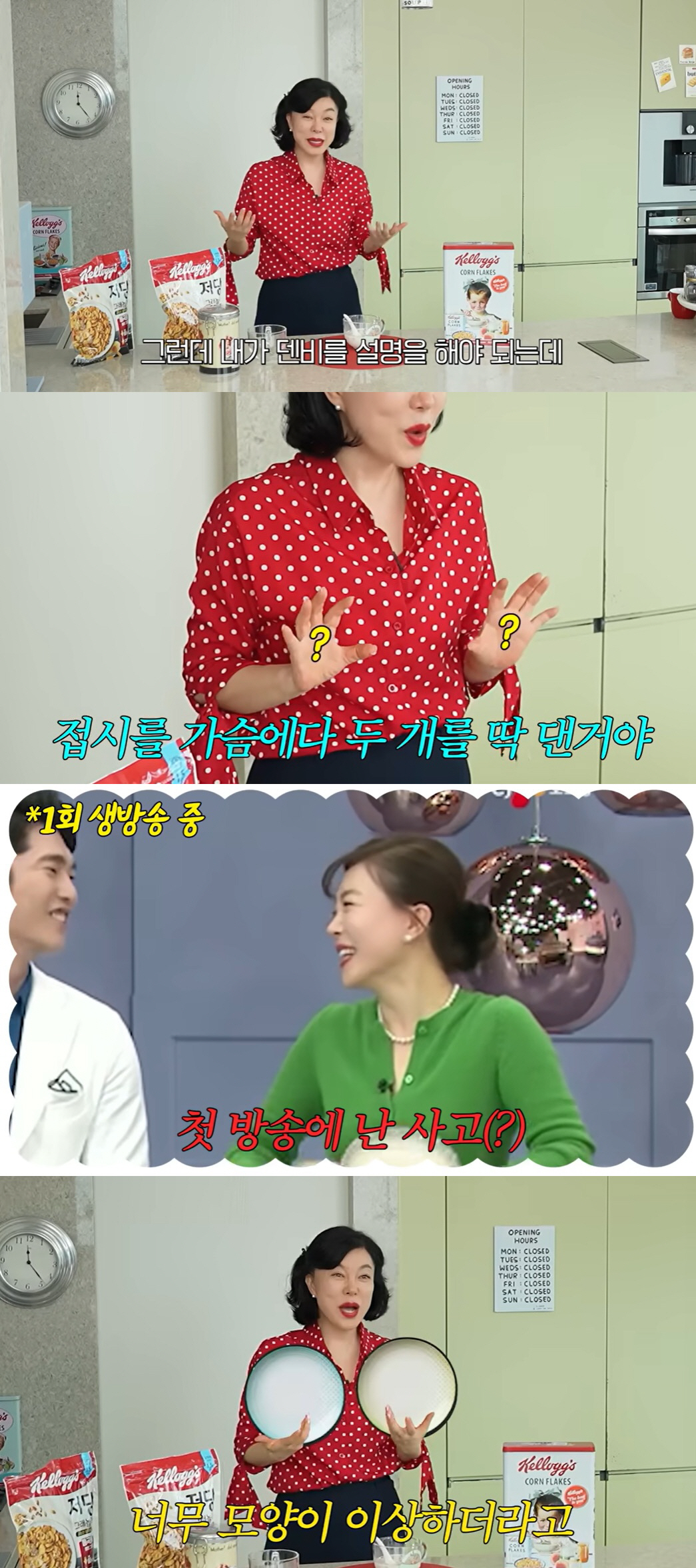 '연매출 1000억' 최화정, 홈쇼핑서 아찔한 방송사고 "접시 두 개를 가슴에 갖다 대"