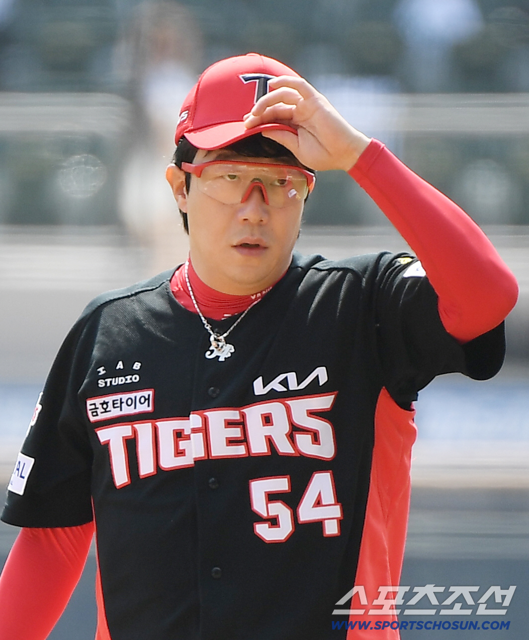 19일 서울 잠실구장에서 열린 KIA-두산전. 1회말 무사 만루 위기를 맞은 양현종. 잠실=정재근 기자 cjg@sportschosun.com/2026.4.19/