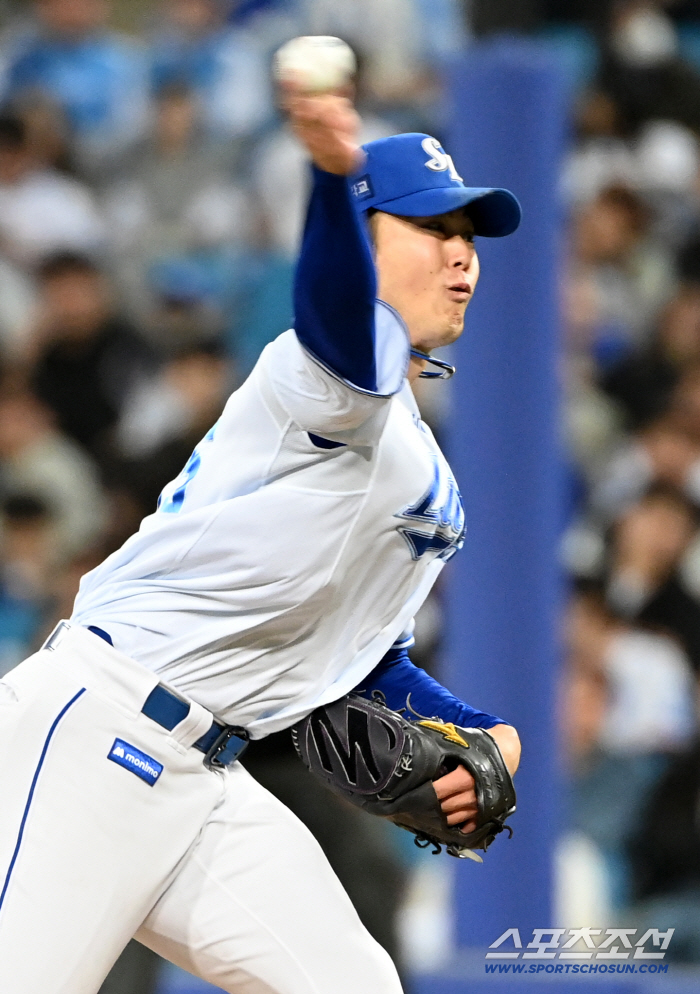 10회 2사 2루, 44년만 신기록 달성→0.486 '리딩히터'와 정면승부 굳이 왜? '극과극' 미야지 미스터리