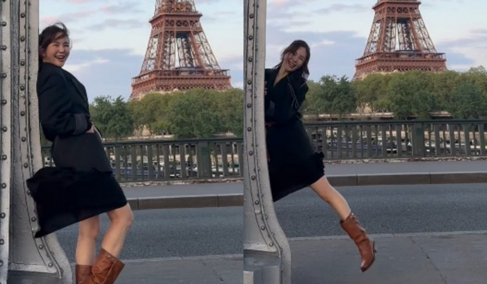 장영란 47년만에 이룬 버킷리스트 "꿈에 그리던 에펠탑, 나 혼자 오다니"