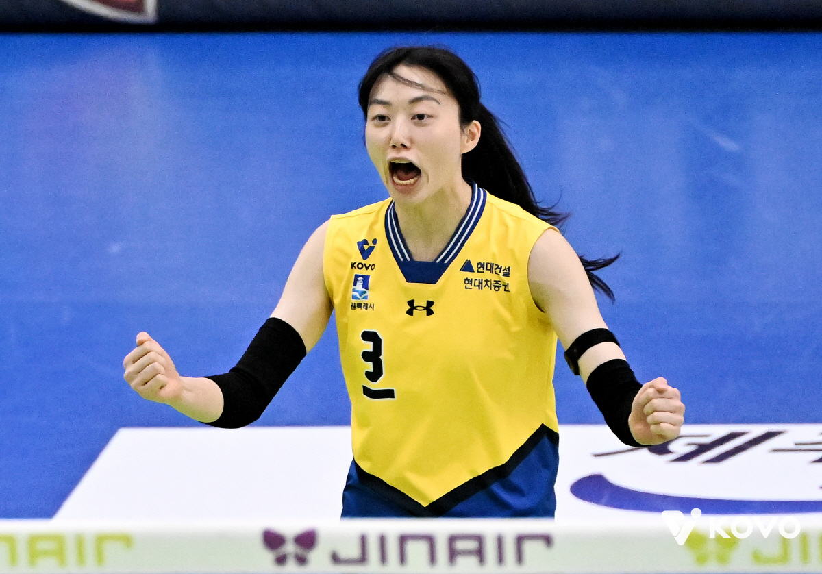 현대건설에 잔류한 김다인. 사진제공=KOVO