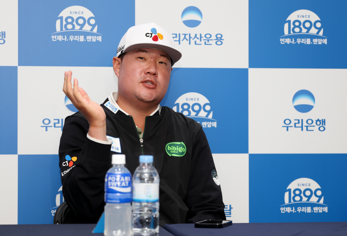 22일 파주 서원밸리CC에서 열린 '2026 우리금융챔피언십'' 기자회견. 대회 3번째 우승에 도전하는 임성재 . 사진제공=KPGA
