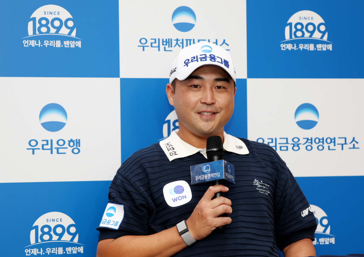 22일 파주 서원밸리CC에서 열린 '2026 우리금융챔피언십'' 생애 첫 2연패를 노리는 디펜딩쳄피언 이태훈. 사진제공=KPGA