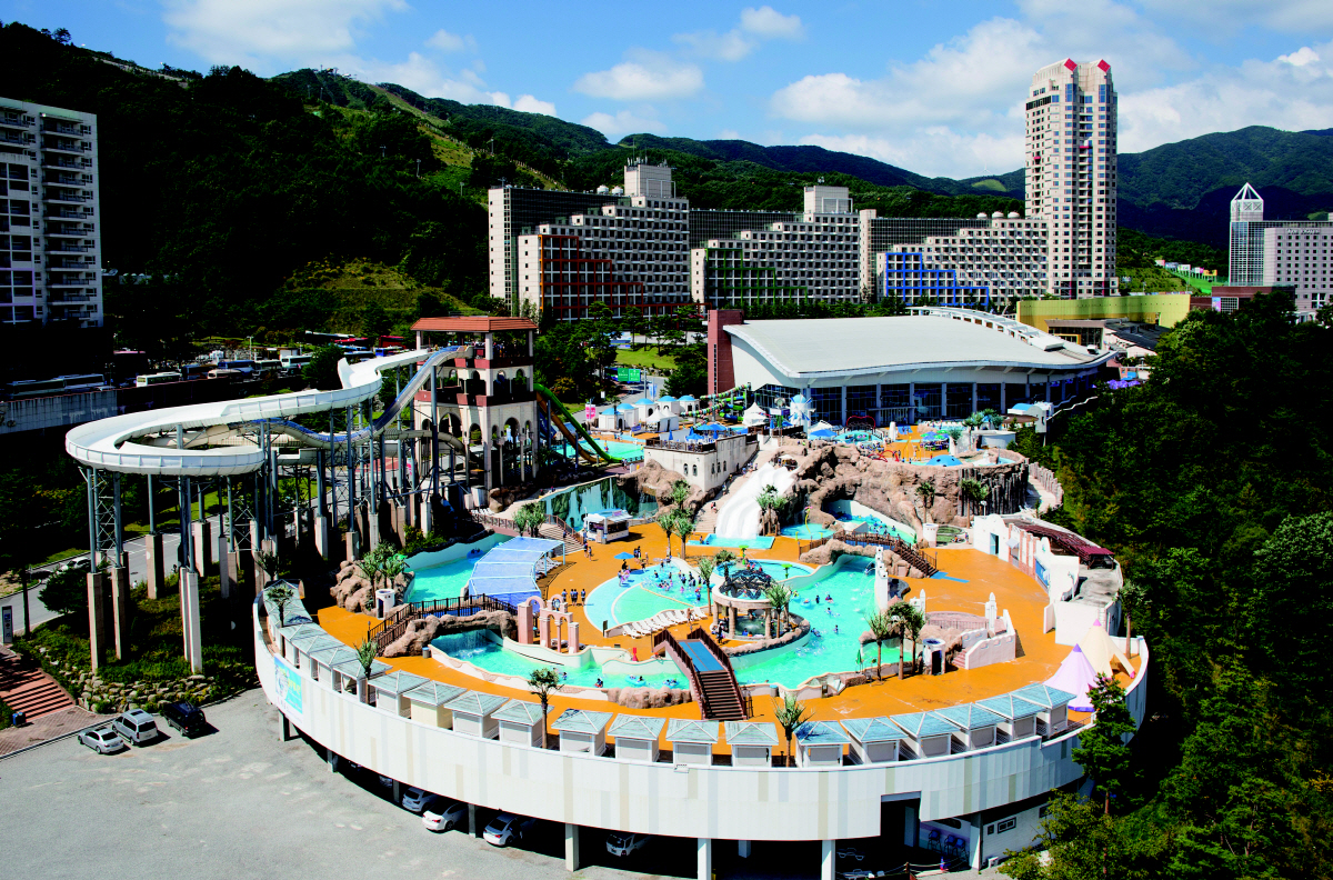 ◇휘닉스파크의 블루케니언 전경