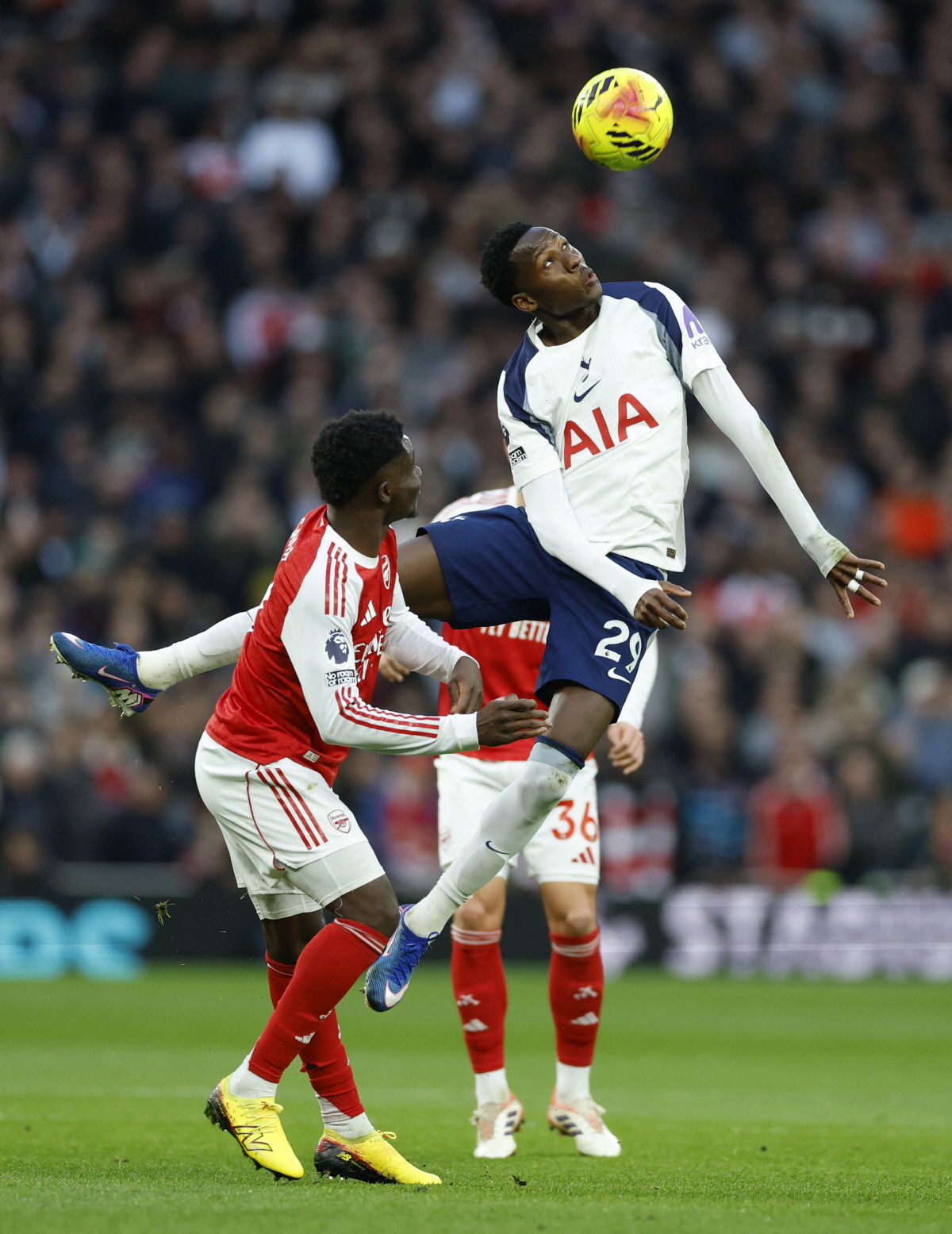 아스널전에 나선 파페 사르 로이터