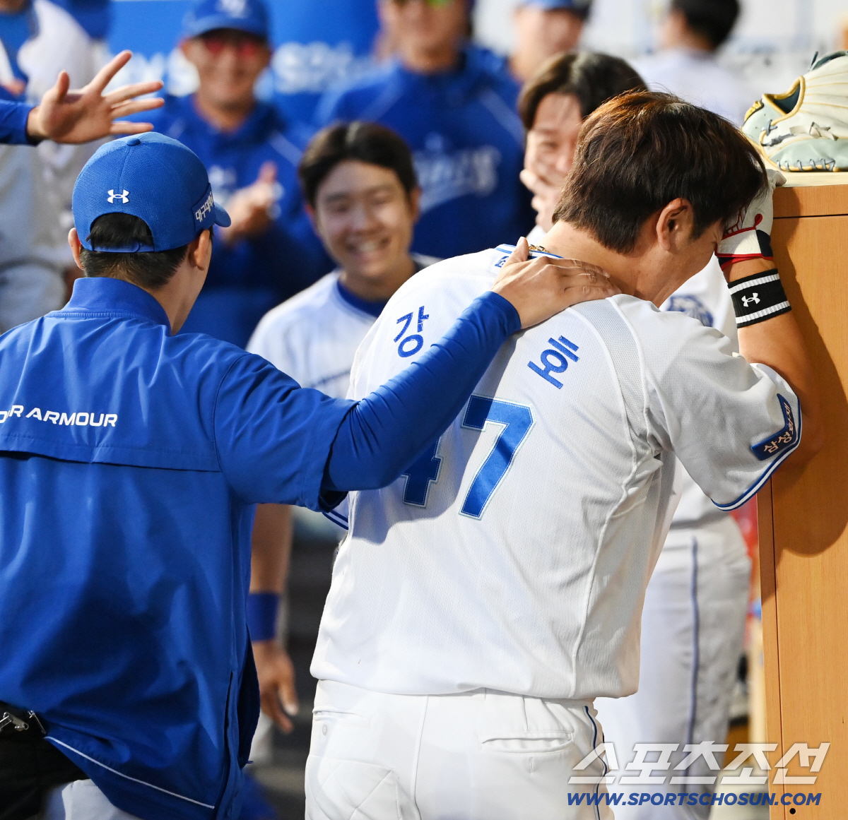 개인 통산 400번째 2루타 달성에도 웃지 못한 강민호의 탄식