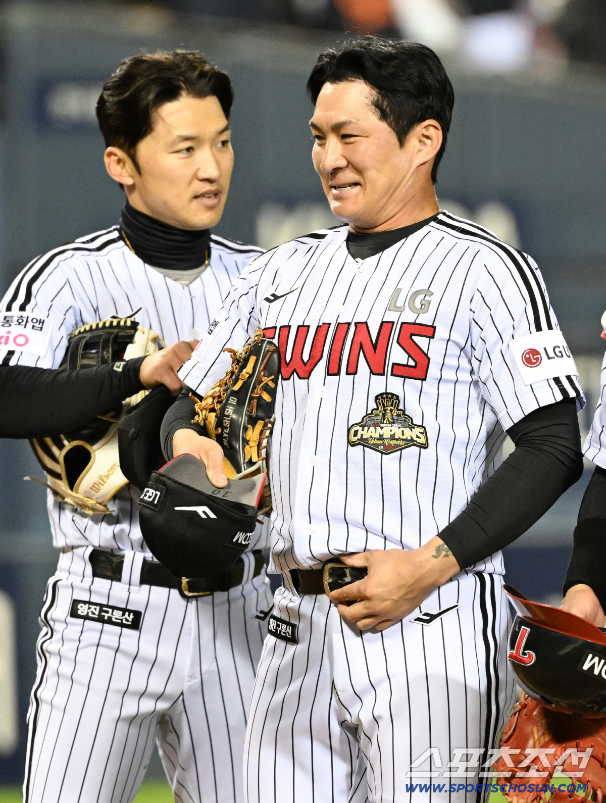 팀 3연승에 오지환도 미소 지었다.