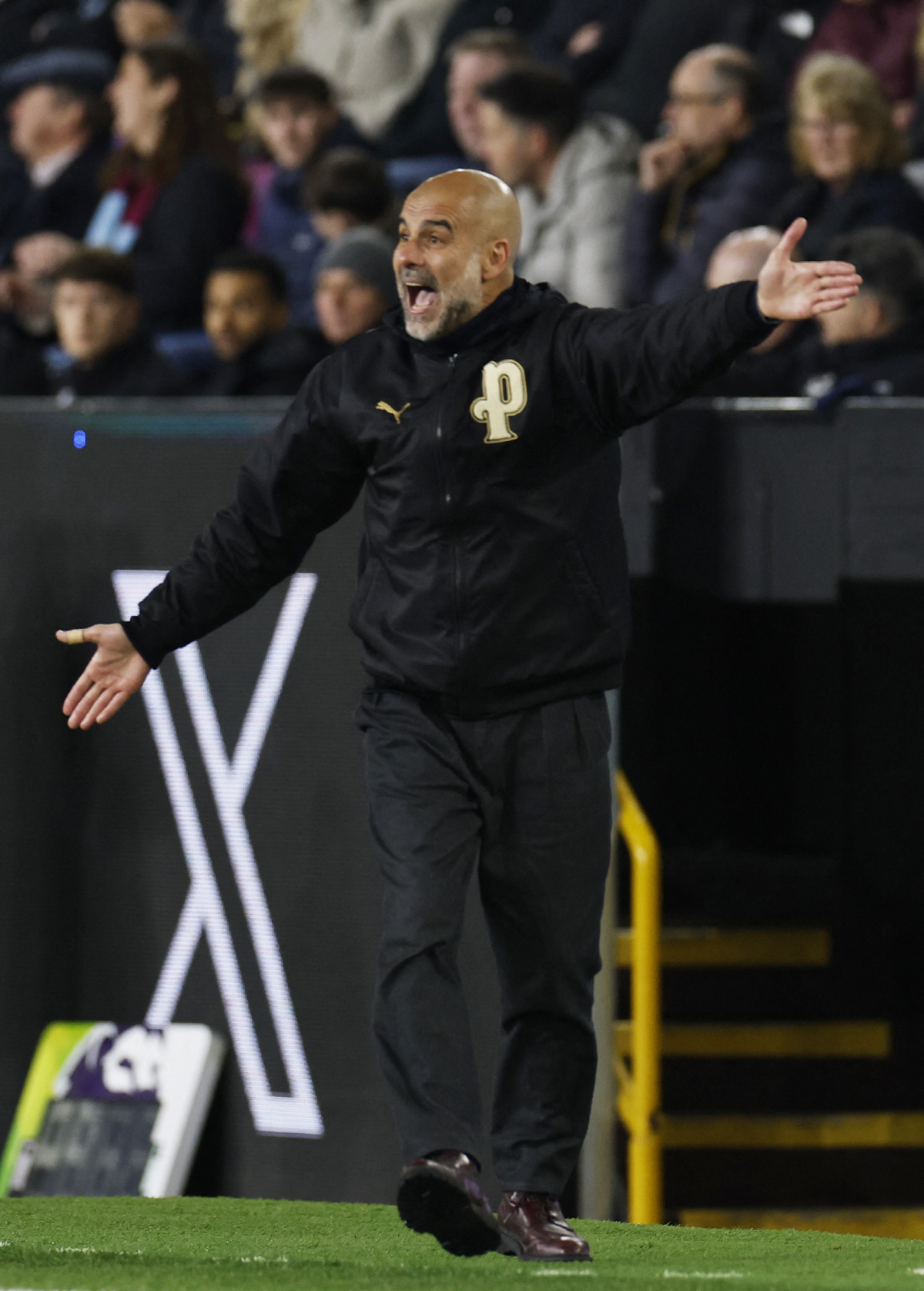 번리전에 나선 과르디올라 로이터