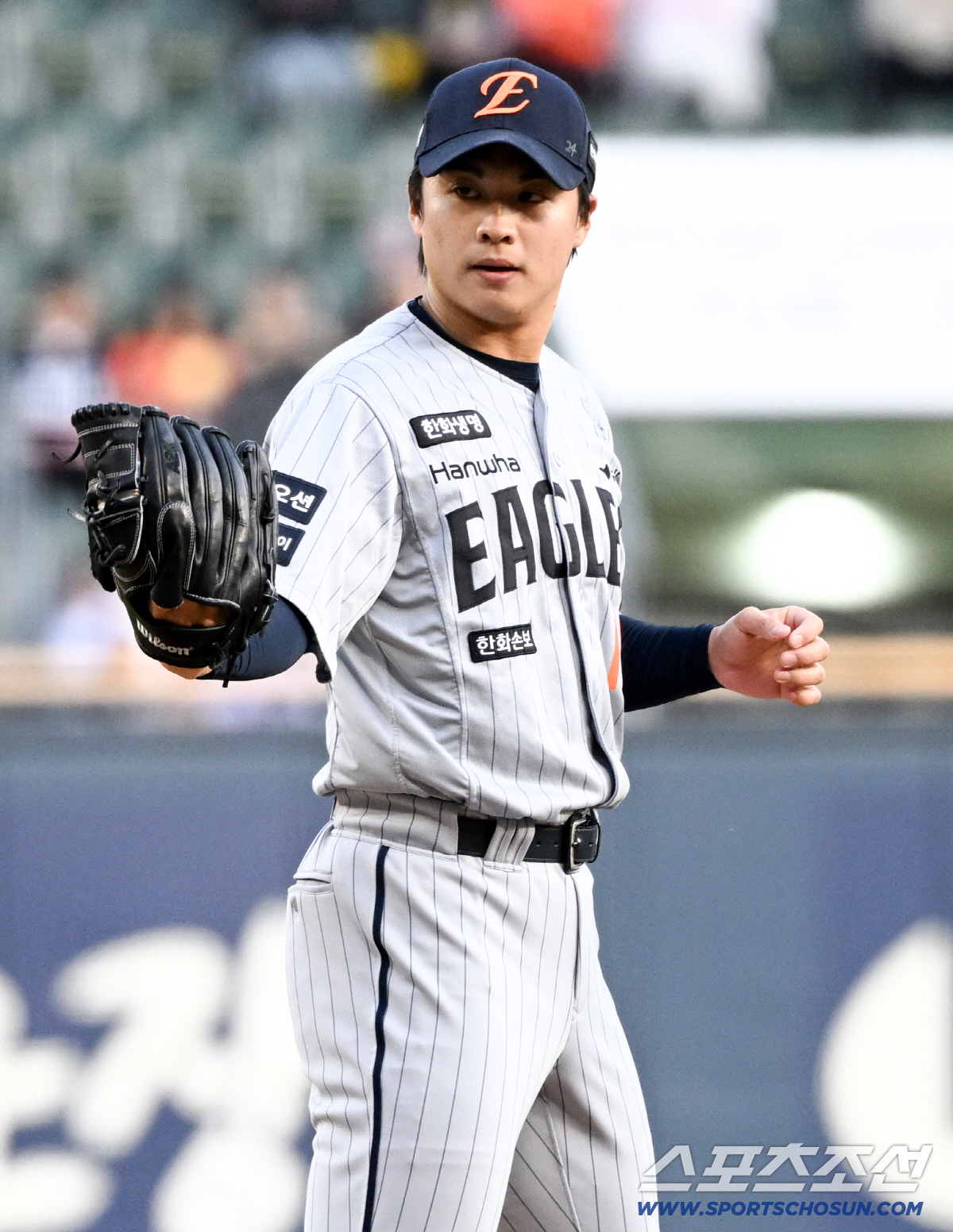 22일 잠실구장에서 열린 LG와 한화의 경기. 한화 왕옌청이 역투하고 있다. 잠실=박재만 기자 pjm@sportschosun.com/2026.04.22/