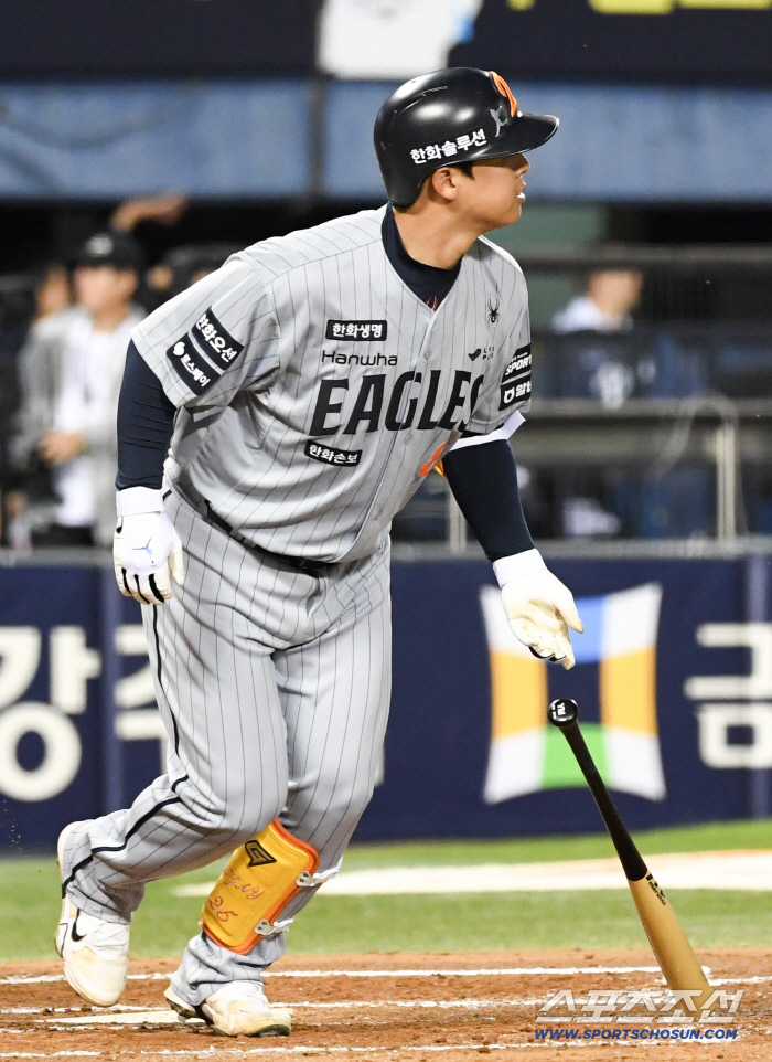 "한화 4번타자다" 돌아왔다 노시환…열흘 재정비 끝! 시즌 첫 홈런까지 터졌다