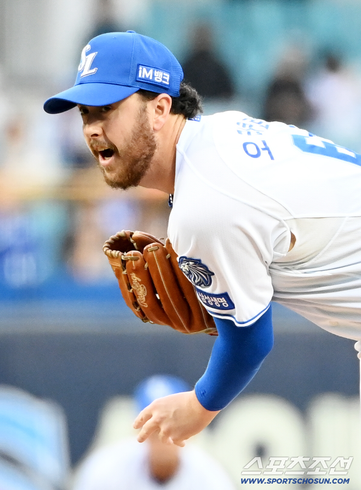 23일 대구삼성라이온즈파크에서 열린 SSG와 삼성의 경기. 삼성 선발투수 오러클린이 역투하고 있다. 대구=허상욱 기자 wook@sportschosun.com/2026.04.23/