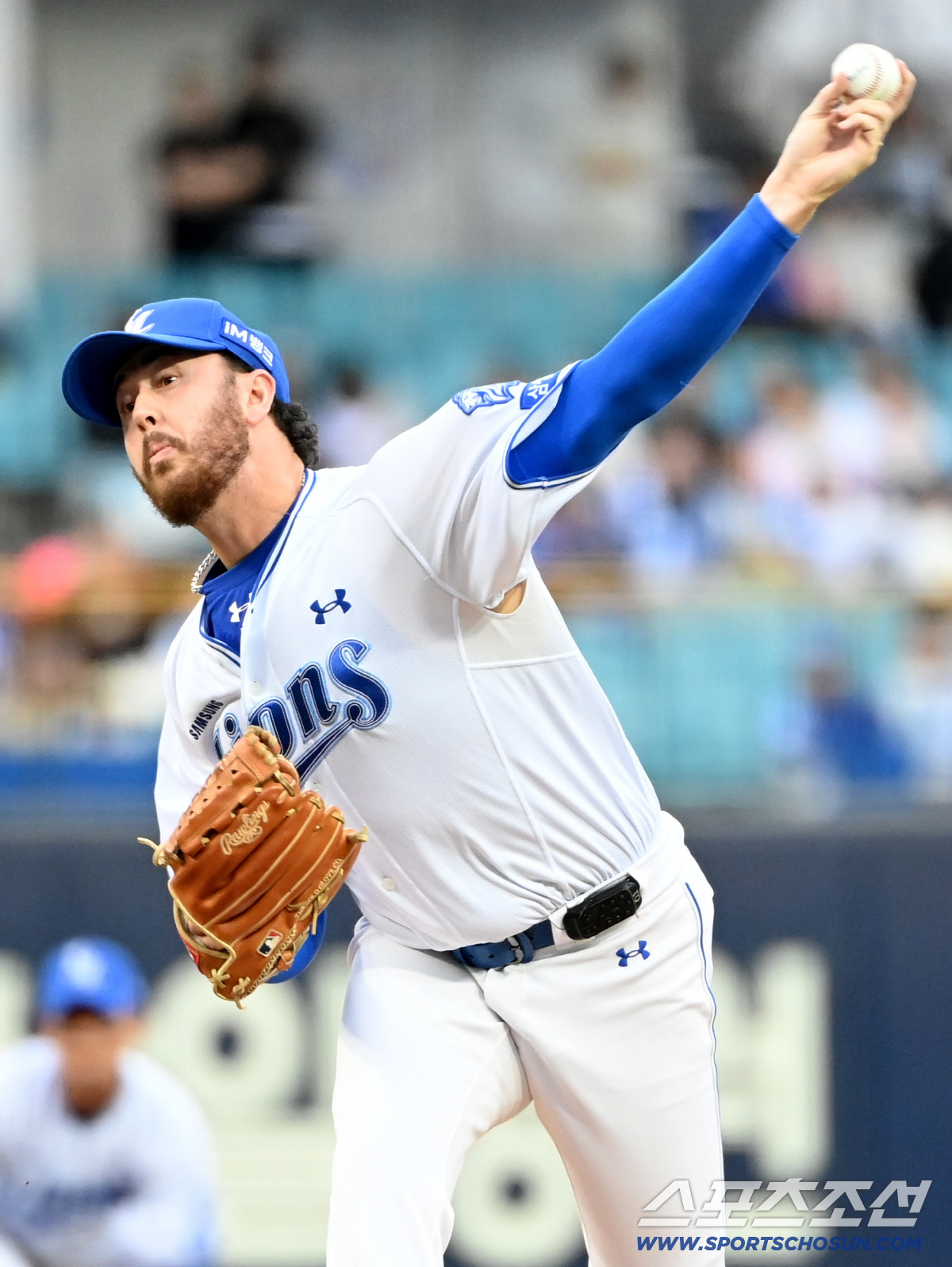 23일 대구삼성라이온즈파크에서 열린 SSG와 삼성의 경기. 삼성 선발투수 오러클린이 역투하고 있다. 대구=허상욱 기자 wook@sportschosun.com/2026.04.23/