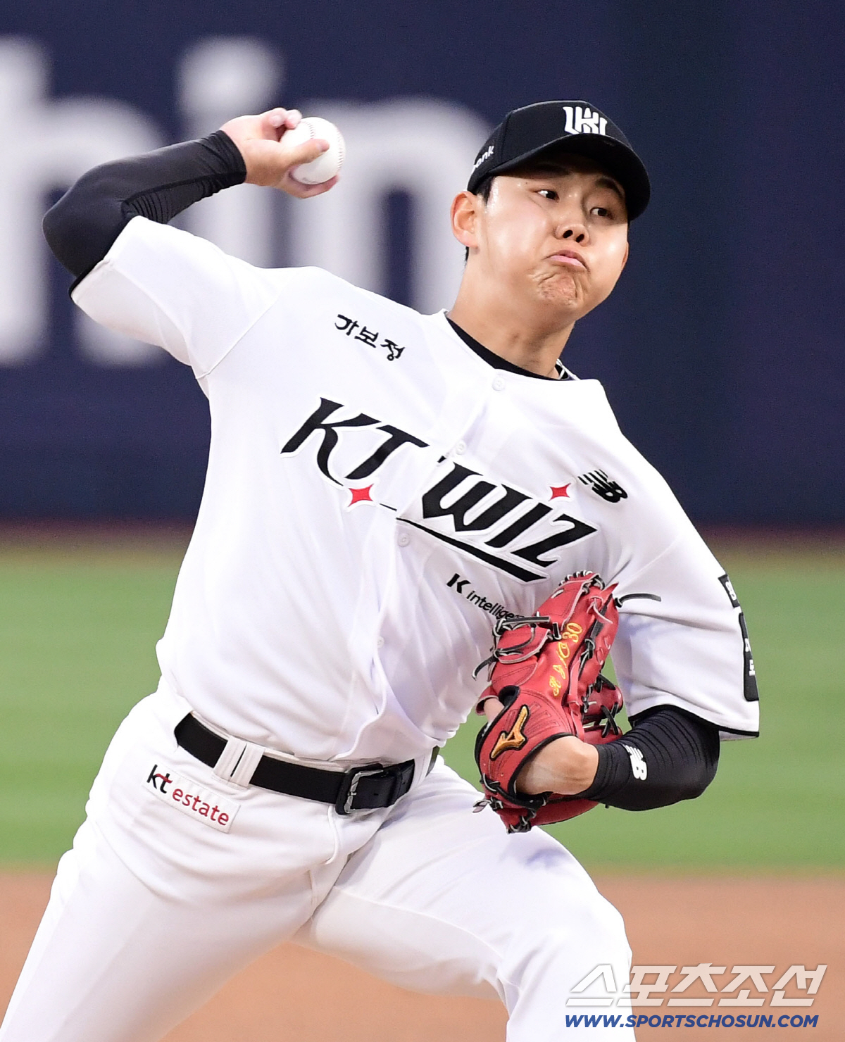23일 수원 케이티위즈파크에서 열린 KT와 KIA의 경기. 선발 투구하고 있는 KT 소형준. 수원=송정헌 기자 songs@sportschosun.com/2026.04.23/