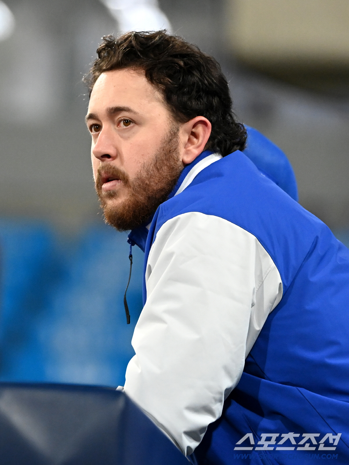 23일 대구삼성라이온즈파크에서 열린 SSG와 삼성의 경기. 삼성 오러클린이 더그아웃에서 경기를 지켜보고 있다. 대구=허상욱 기자 wook@sportschosun.com/2026.04.23/