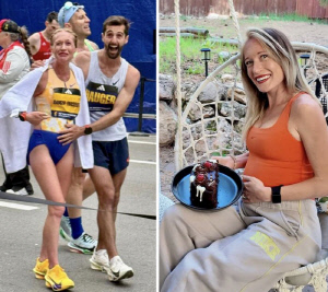 임신 22주에 보스턴 마라톤 완주…"인생에서 가장 의미 있는 경기"