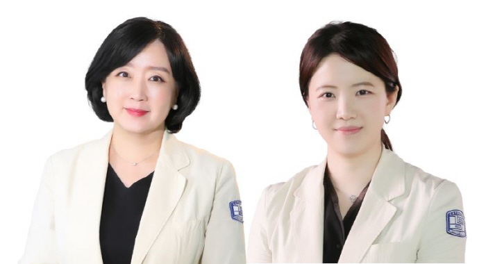 박시내 교수(왼쪽)와 이찬미 임상강사