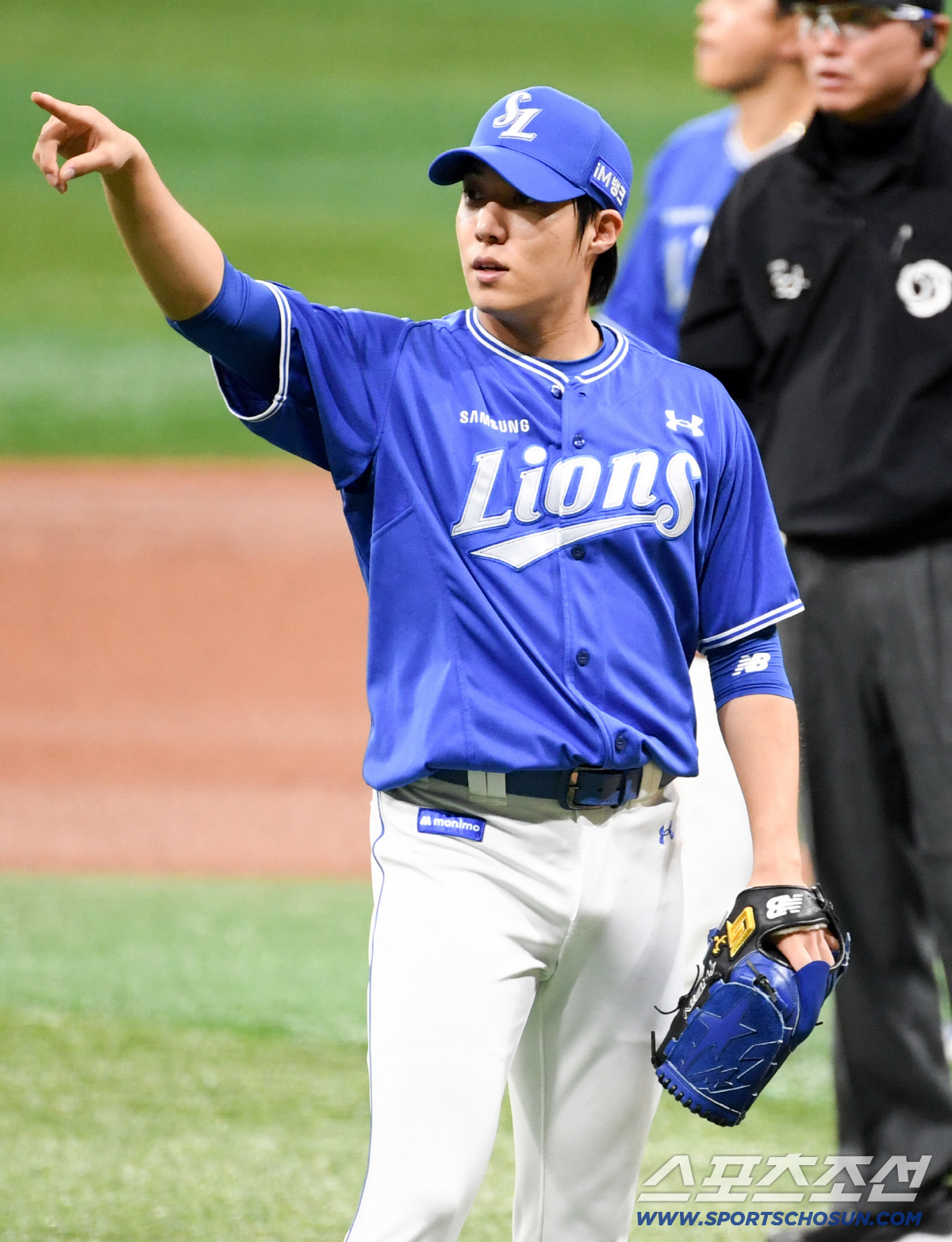 25일 서울 고척스카이돔에서 열린 키움과 삼성의 경기. 1회 마운드에 오른 삼성 선발 원태인. 고척=박재만 기자 pjm@sportschosun.com/2026.044.25/