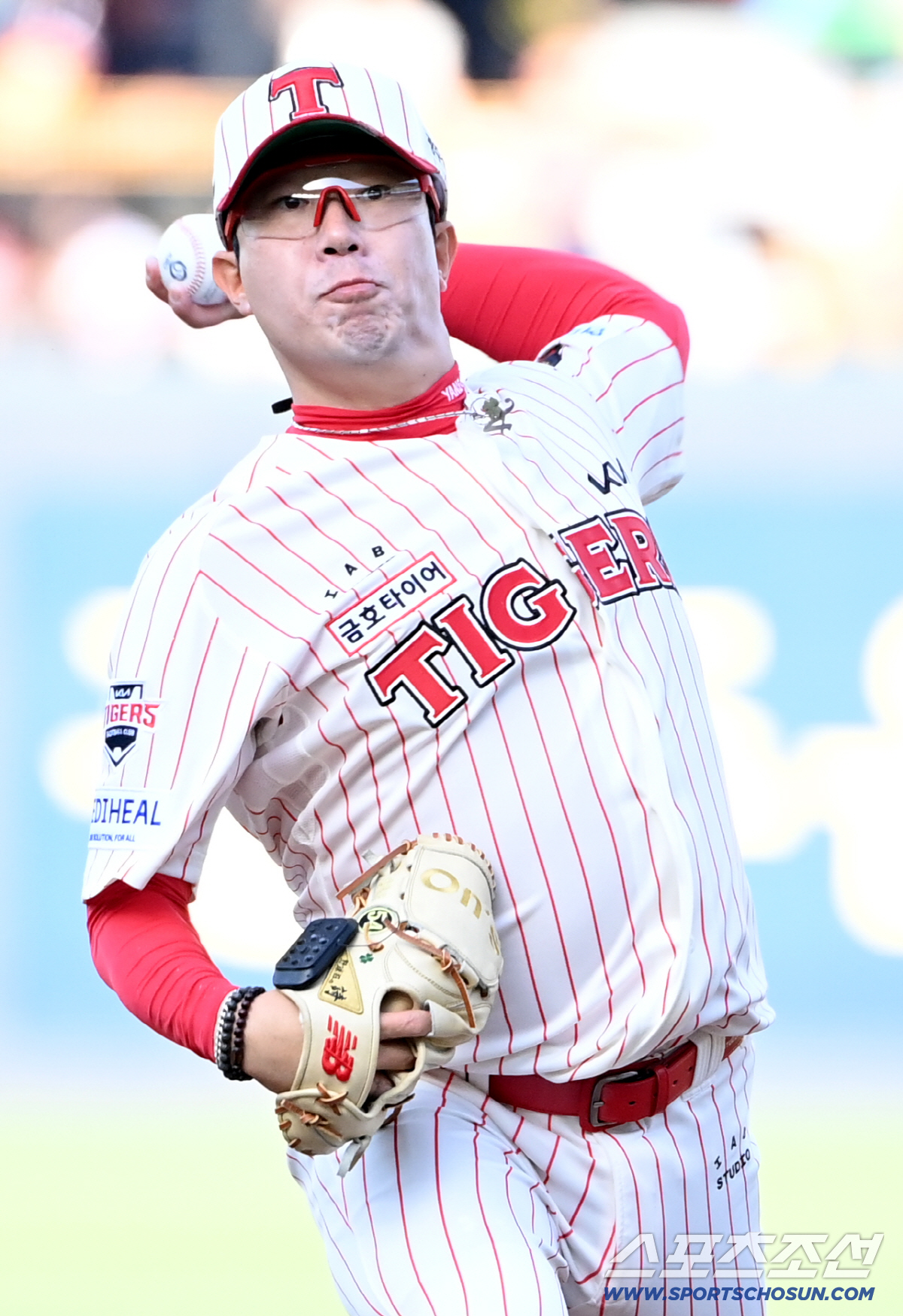 25일 광주KIA챔피언스필드에서 열린 롯데와 KIA의 경기. KIA 선발투수 양현종이 역투하고 있다. 광주=허상욱 기자 wook@sportschosun.com/2026.04.25/