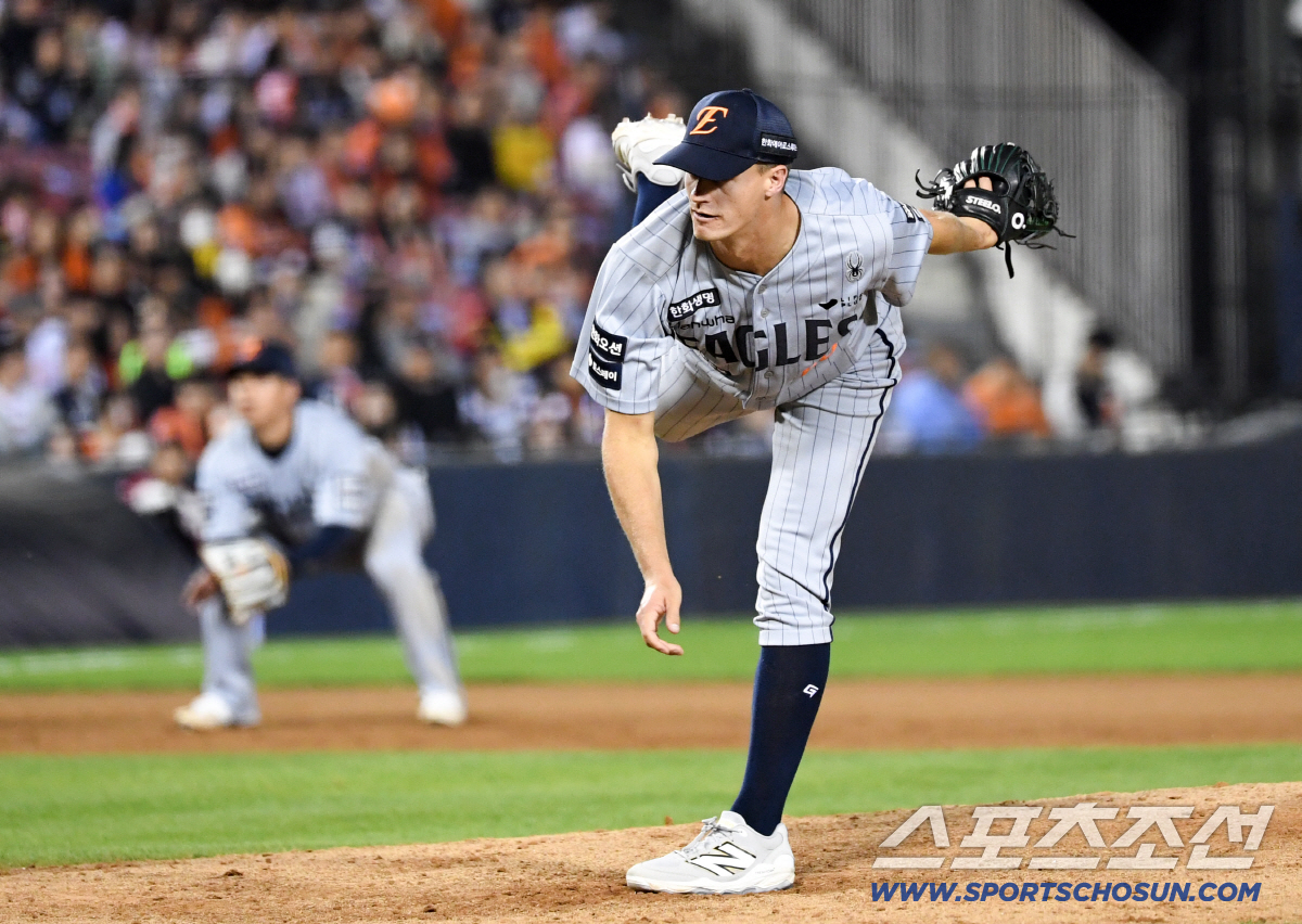 23일 잠실구장에서 열린 LG와 한화의 경기. 한화 쿠싱이 역투하고 있다. 잠실=박재만 기자 pjm@sportschosun.com/2026.04.23/