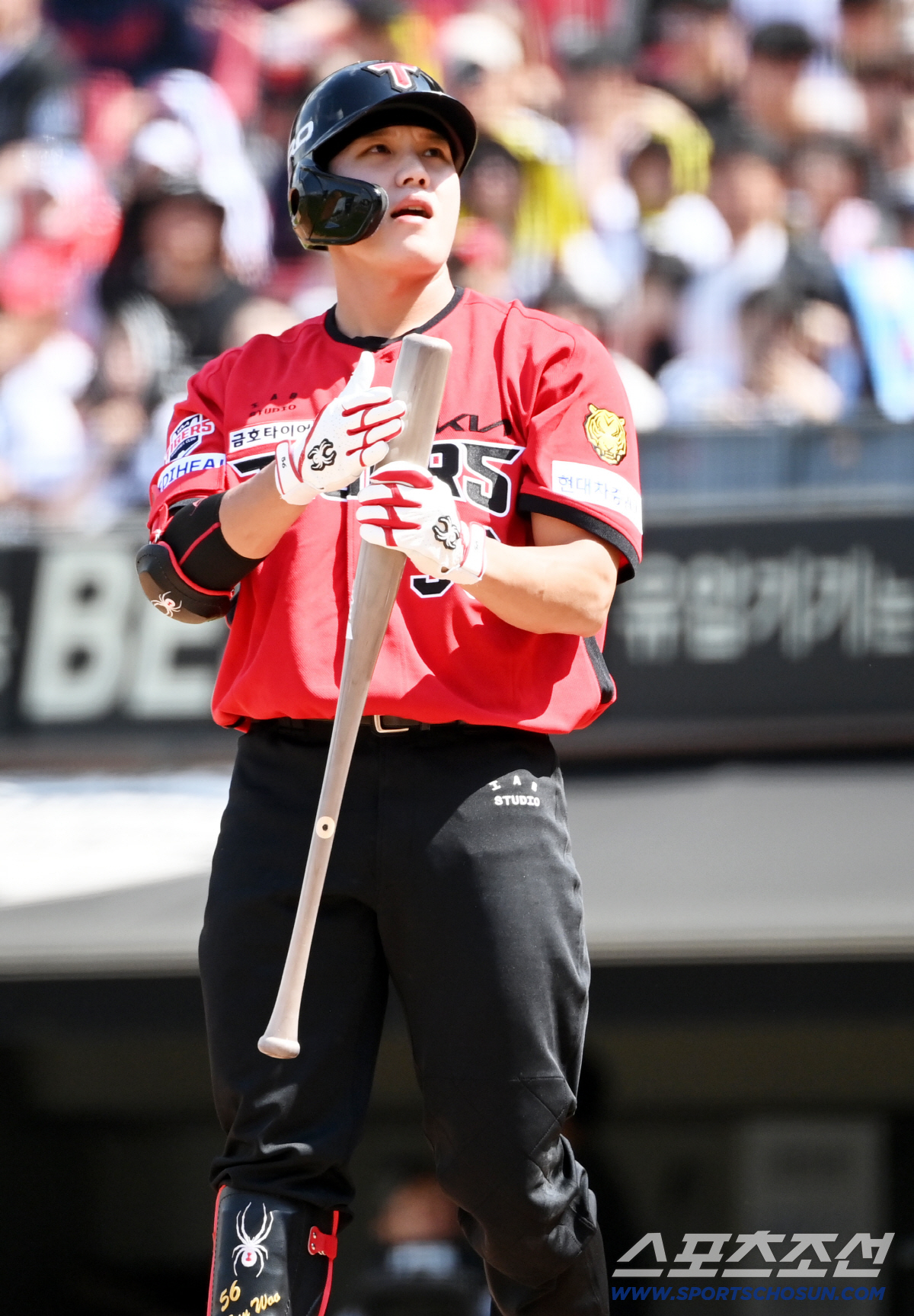 26일 광주KIA챔피언스필드에서 열린 롯데와 KIA의 경기. 타격을 하는 KIA 오선우. 광주=허상욱 기자 wook@sportschosun.com/2026.04.26/