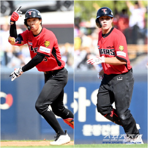 뛰다 보니 홈런이었다. 박재현·오선우, 홈런 치고도 어리둥절했던 이유[광주 현장]